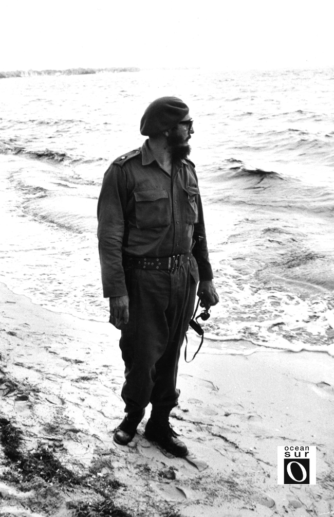 Fidel Castro en Playa Girón, 19 abril de 1961
