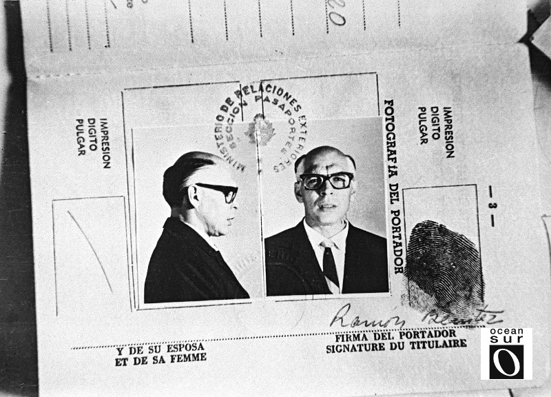 Foto del pasaporte utilizado por el Che para entrar a Bolivia