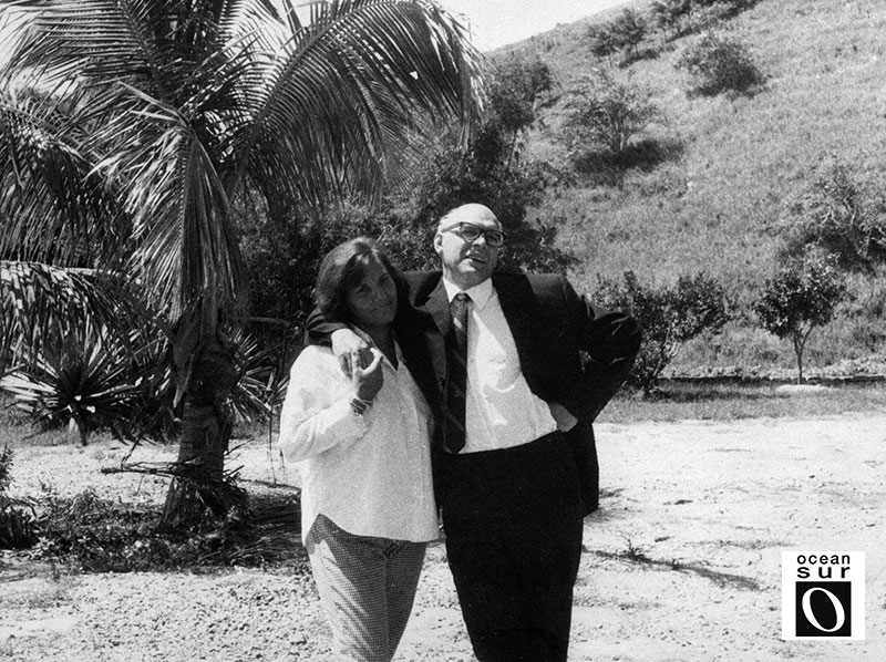 Con el Che, disfrazado de Ramón, días antes de su partida para Bolivia