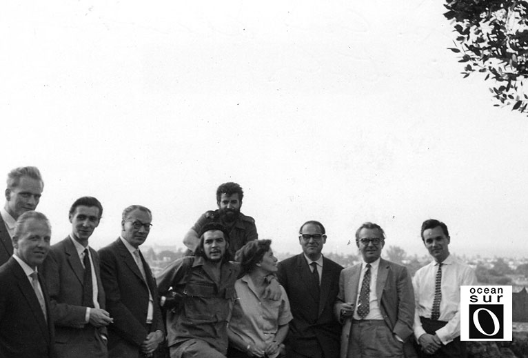 En 1960, en Ciudad Libertad con una delegación alemana